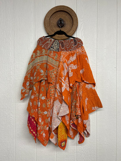 Pareo Kantha Pixie Skirt 0426 124