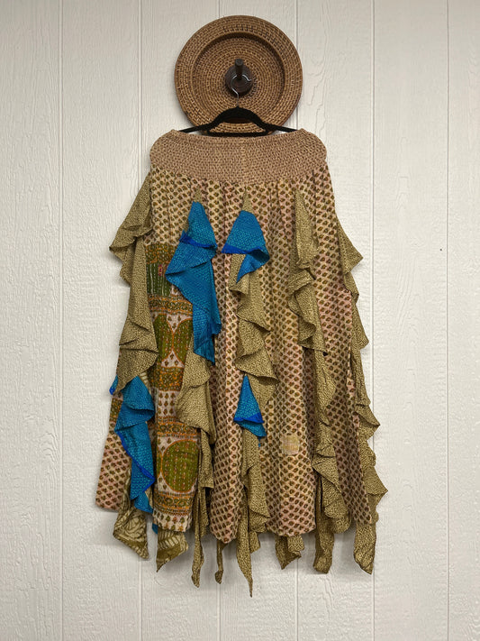 Pareo Kantha Willow Maxi Skirt 0826 083