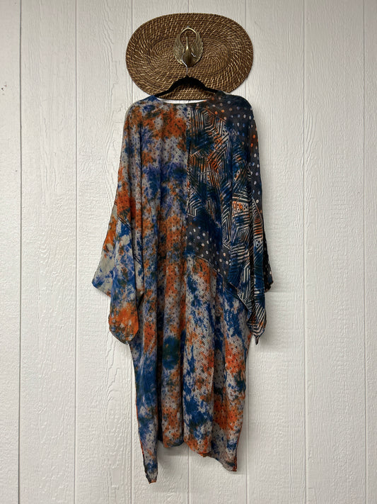 Crepe Sari Gaia Duster Dress 0426 180