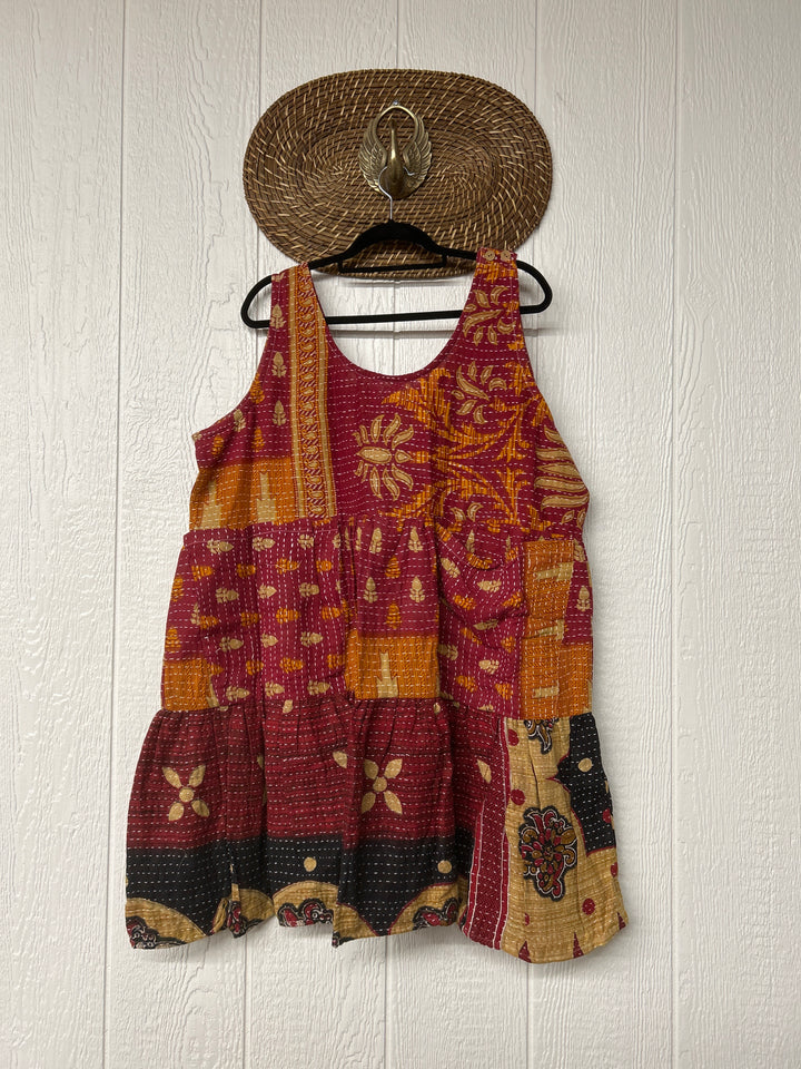 Kantha Meadow Mini Dress 0425 044