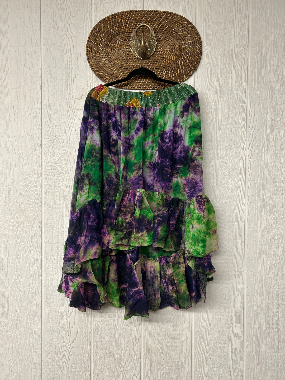 Crepe Sari Dahlia Skirt 1026 026