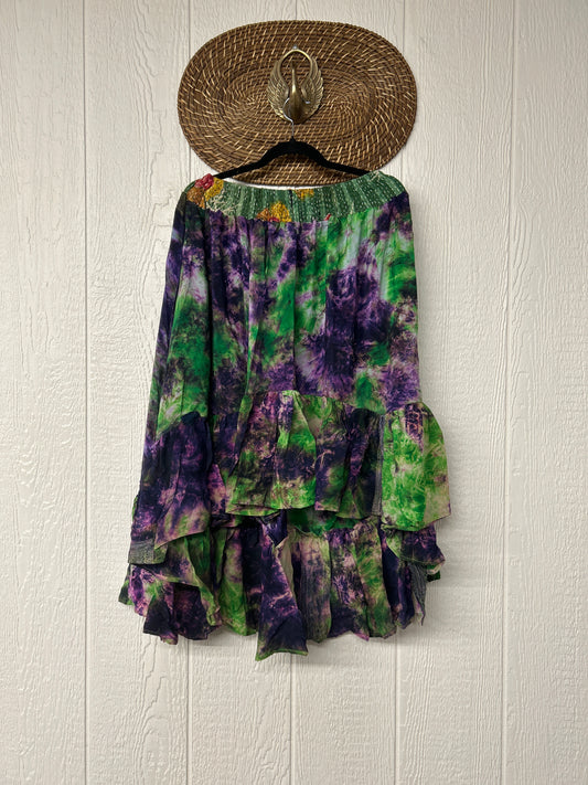 Crepe Sari Dahlia Skirt 1026 026