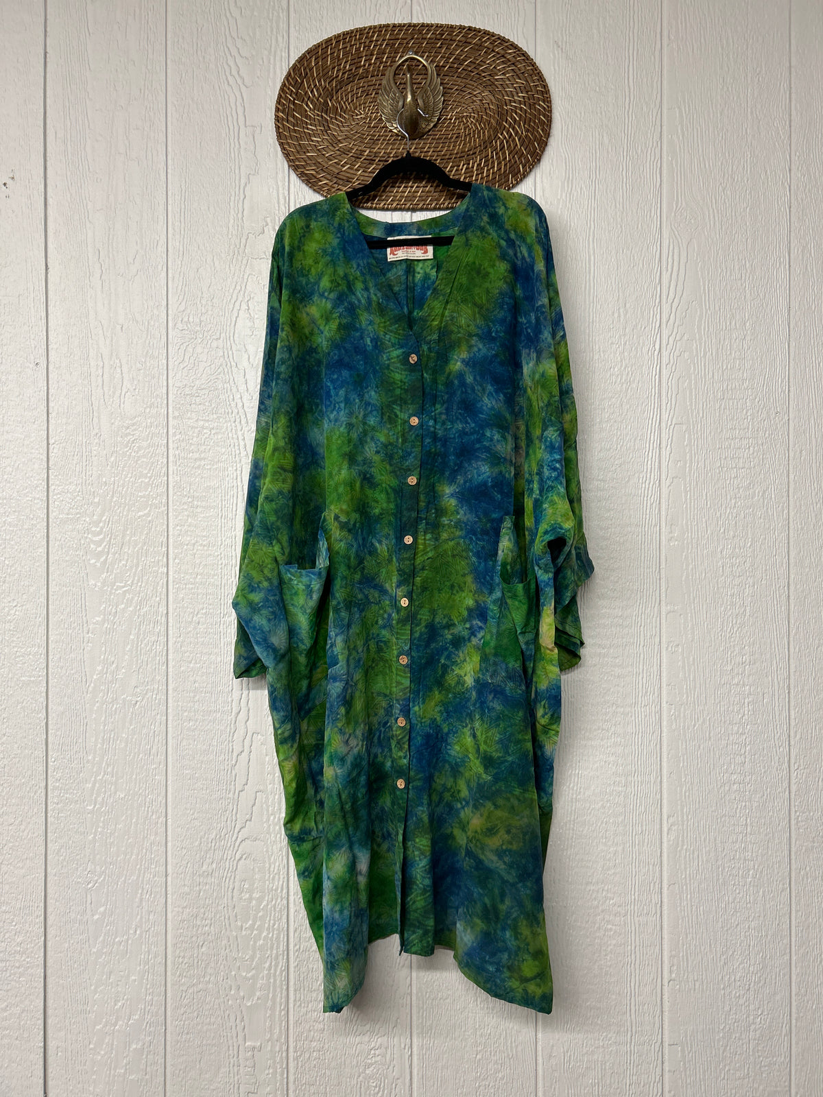 Crepe Sari Gaia Duster Dress 0826 108