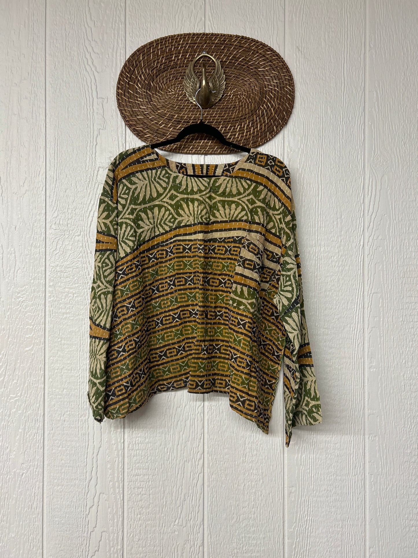 Pareo Kantha Wanderer Pocket Crop Top 0226 163