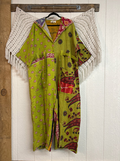Kantha Zen Hoodie Jumpsuit 0925 203