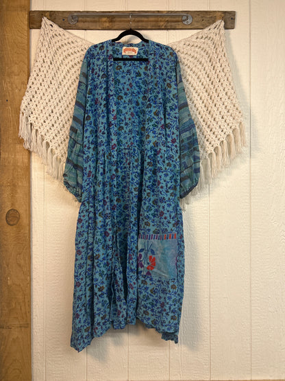 Crepe Sari Evermore Kimono 0326 055
