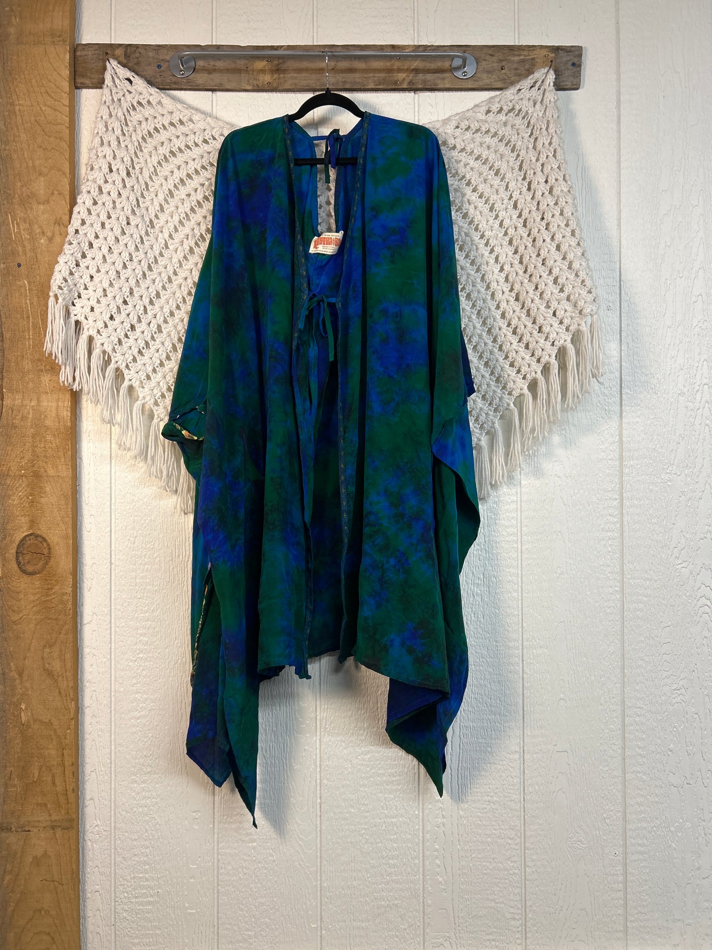 Crepe Sari Orchid Kimono 0626 273