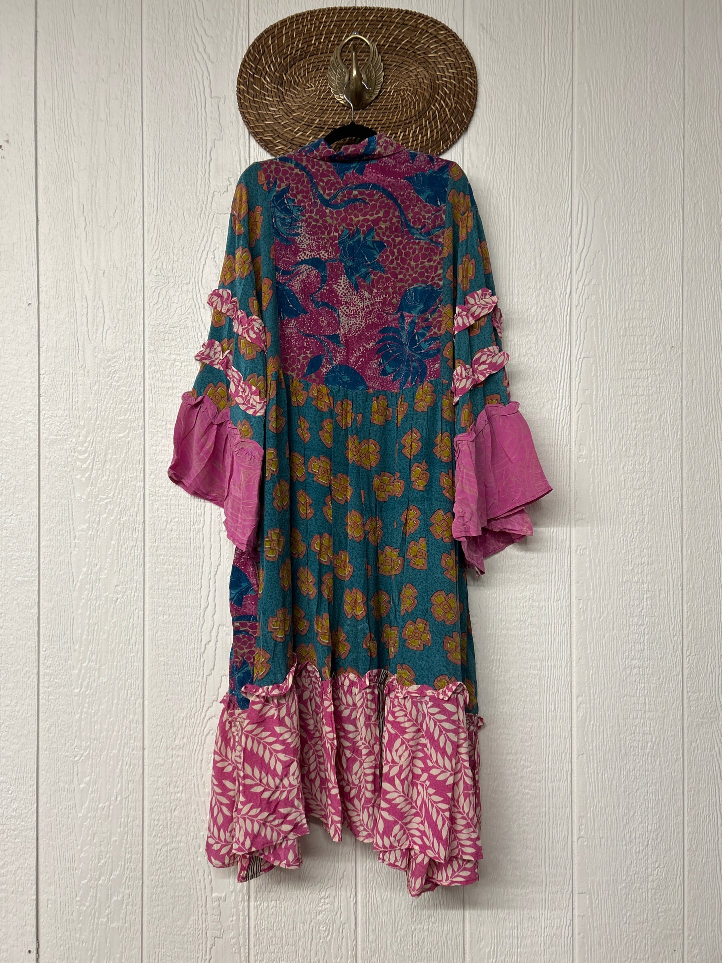 Crepe Sari Rhiannon Duster Dress 0226 081