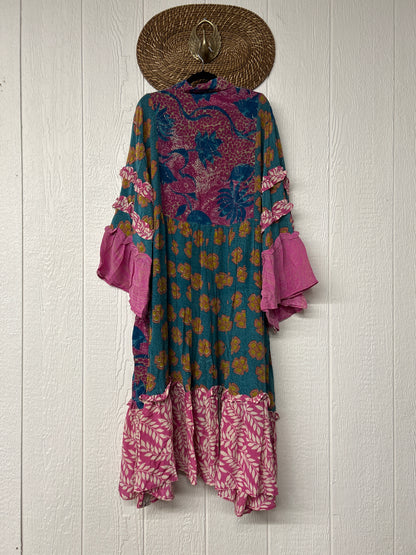 Crepe Sari Rhiannon Duster Dress 0226 081