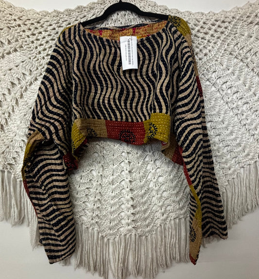 Pareo Kantha Abundance Crop Top R0226 001