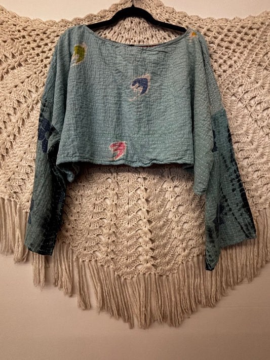 Pareo Kantha Abundance Crop Top R0226 002