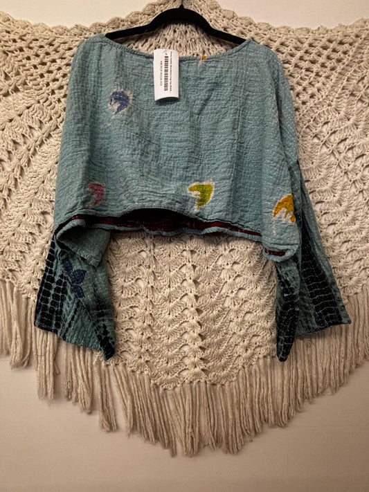 Pareo Kantha Abundance Crop Top R0226 002