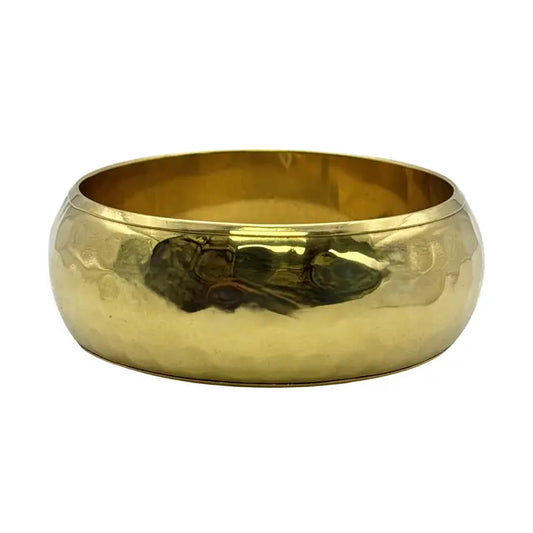 Hammered Brass Bangle