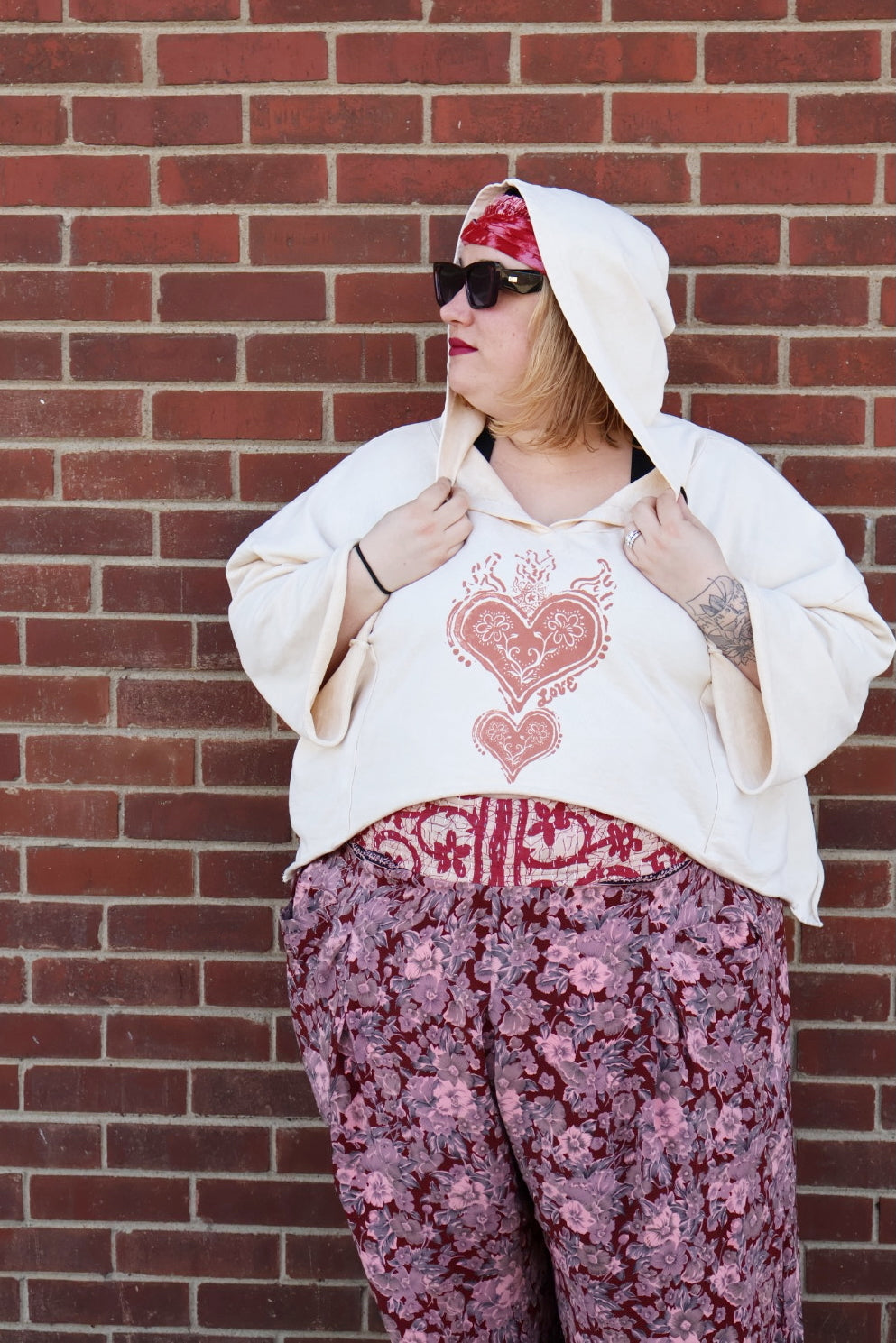 KB Dream Cropped Hoodie - Love