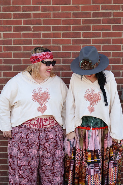 KB Dream Cropped Hoodie - Love