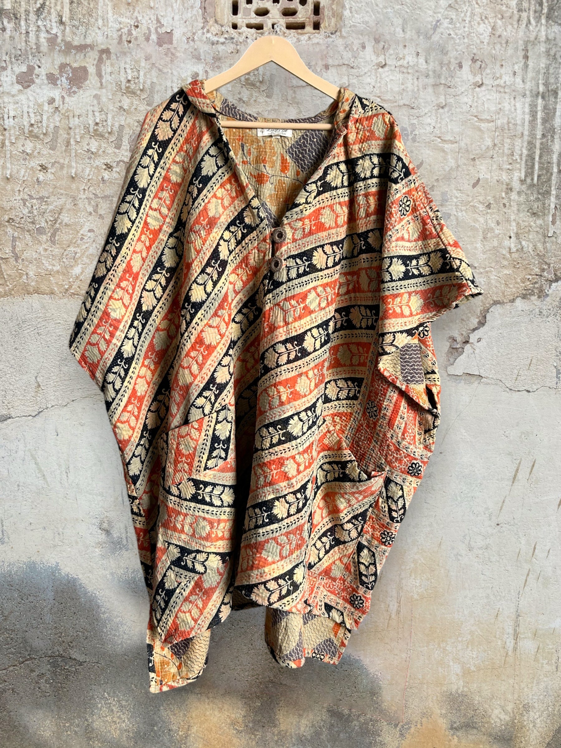 Peace + Love Poncho 01 047 – Kantha Bae