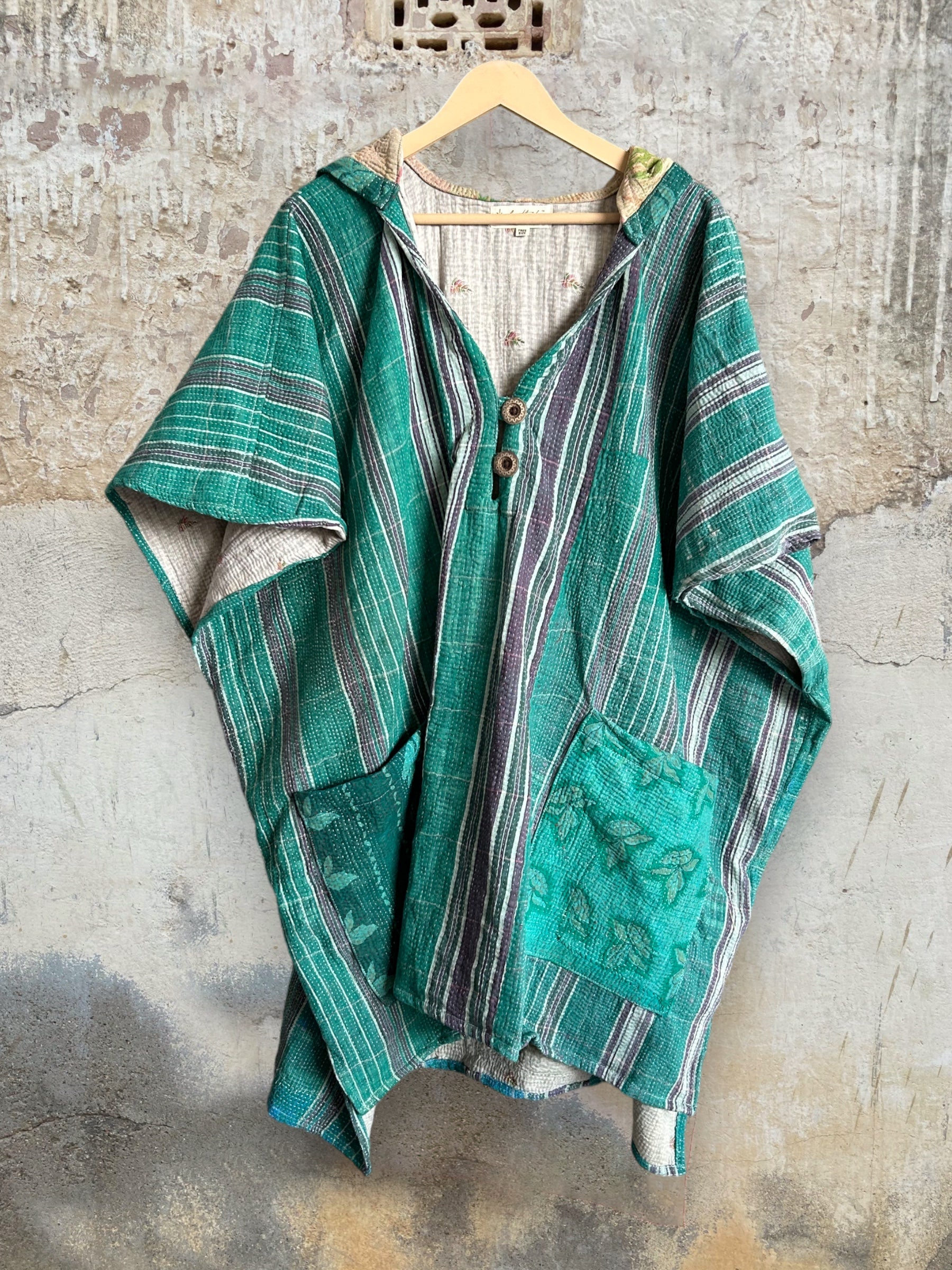 Peace + Love Poncho 01 055 – Kantha Bae