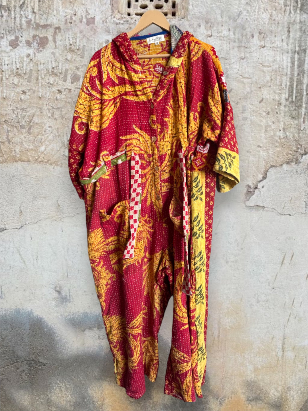 Kantha Zen Hoodie Jumpsuit 0224 010 - Kantha Bae