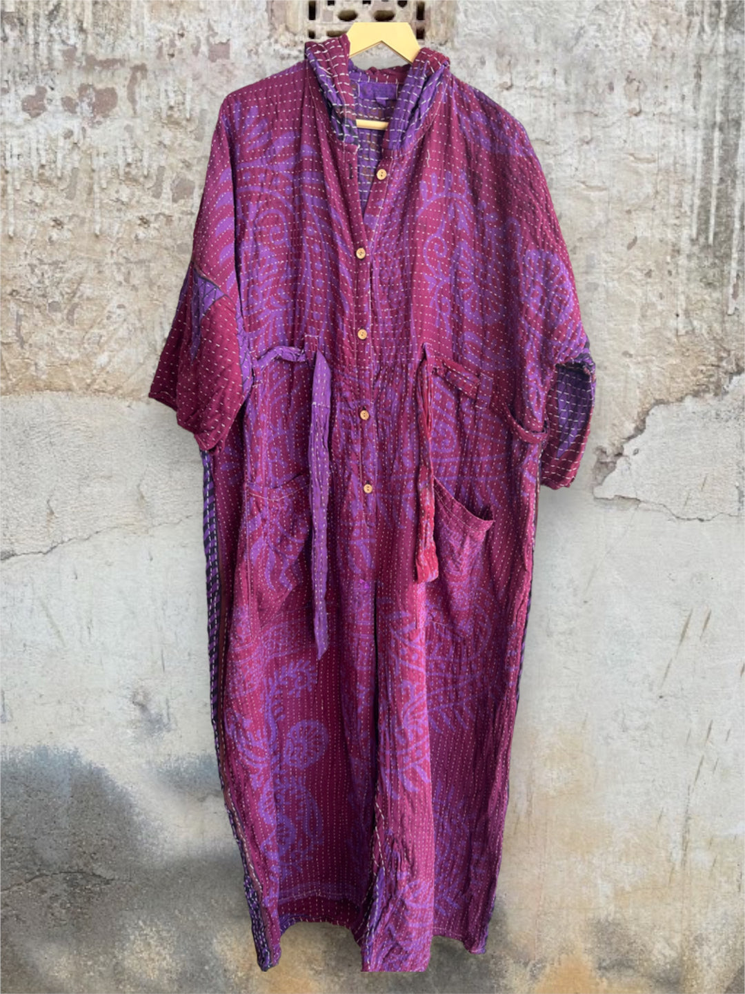 Kantha Zen Hoodie Jumpsuit 0224 261 - Kantha Bae