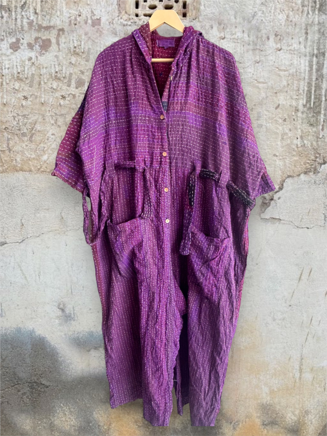 Kantha Zen Hoodie Jumpsuit 0224 309 - Kantha Bae