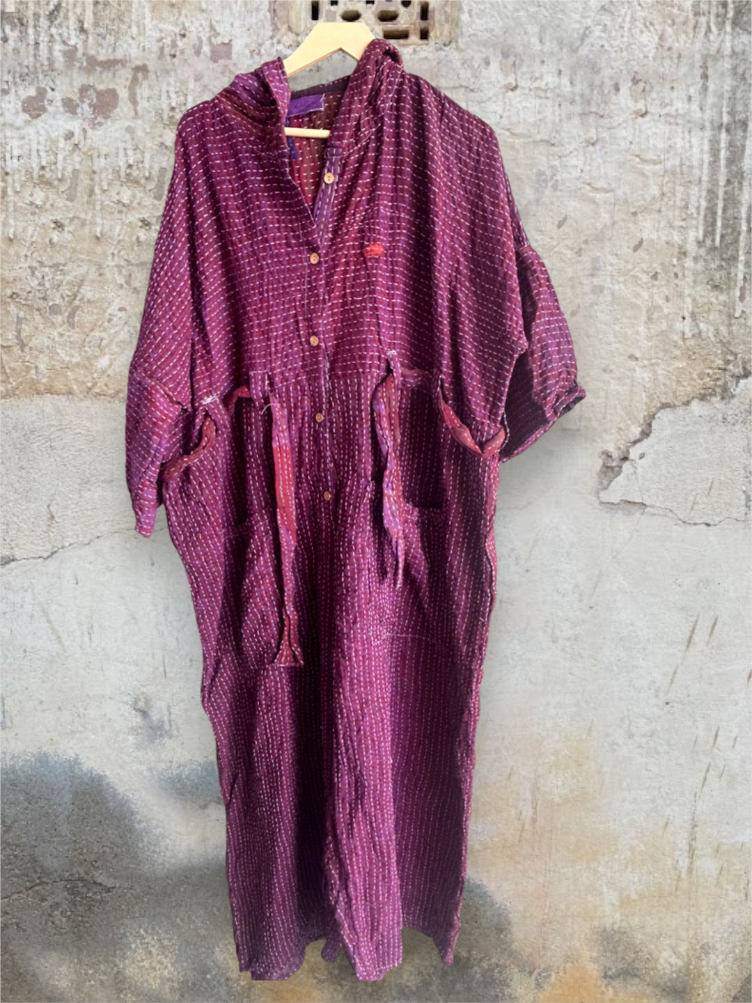 Kantha Zen Hoodie Jumpsuit 0224 331 - Kantha Bae