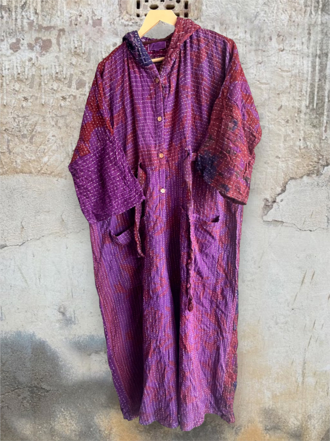 Kantha Zen Hoodie Jumpsuit 0224 359 - Kantha Bae