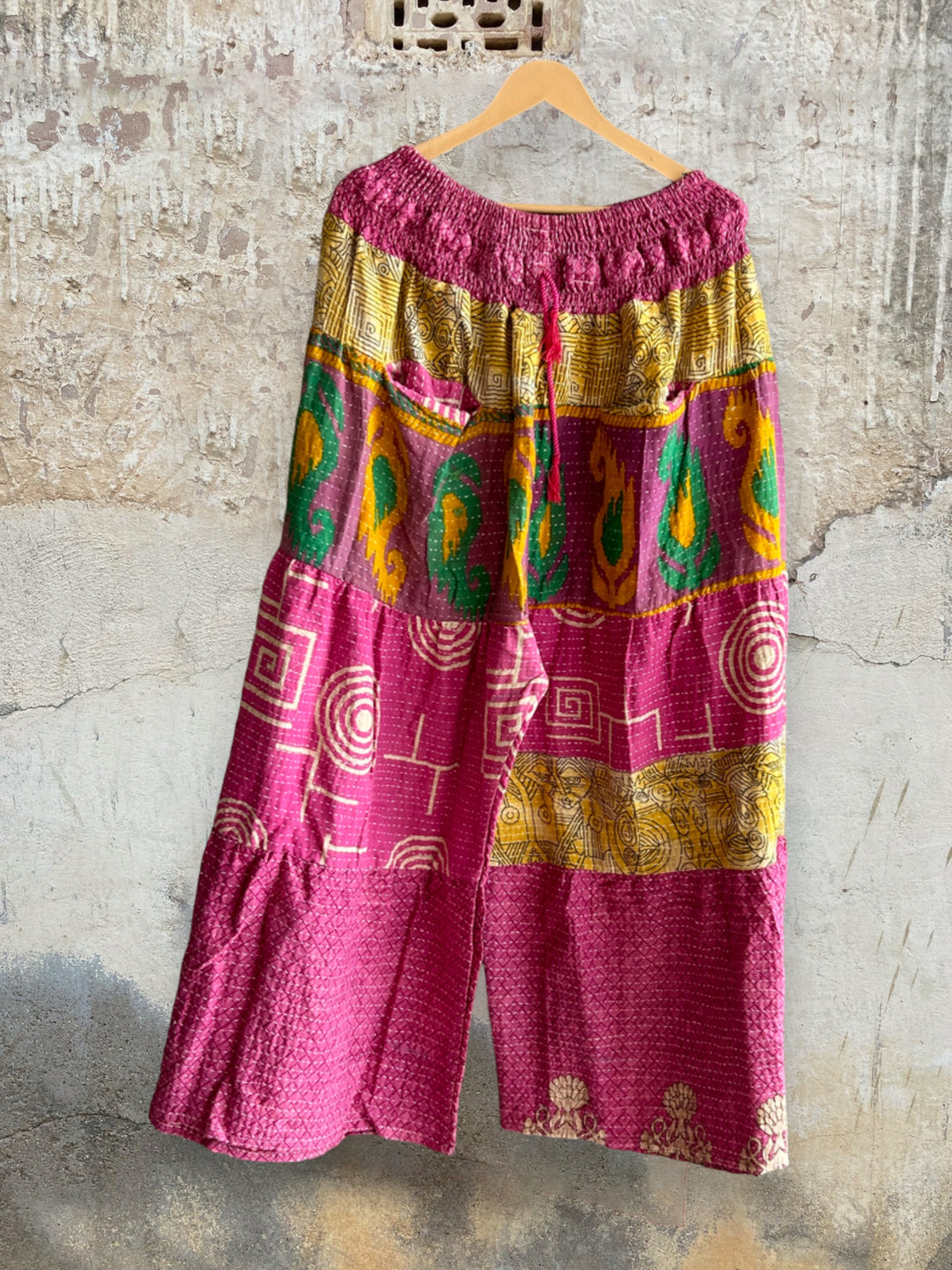 Lotus Wide Leg Pants 01 095 - Kantha Bae