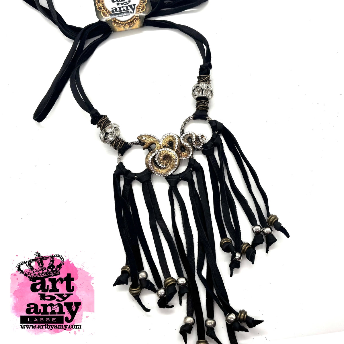 Snake Tassel Necklace