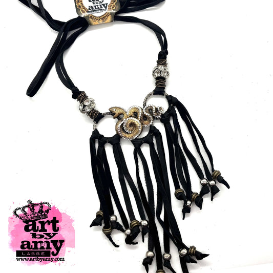 Snake Tassel Necklace