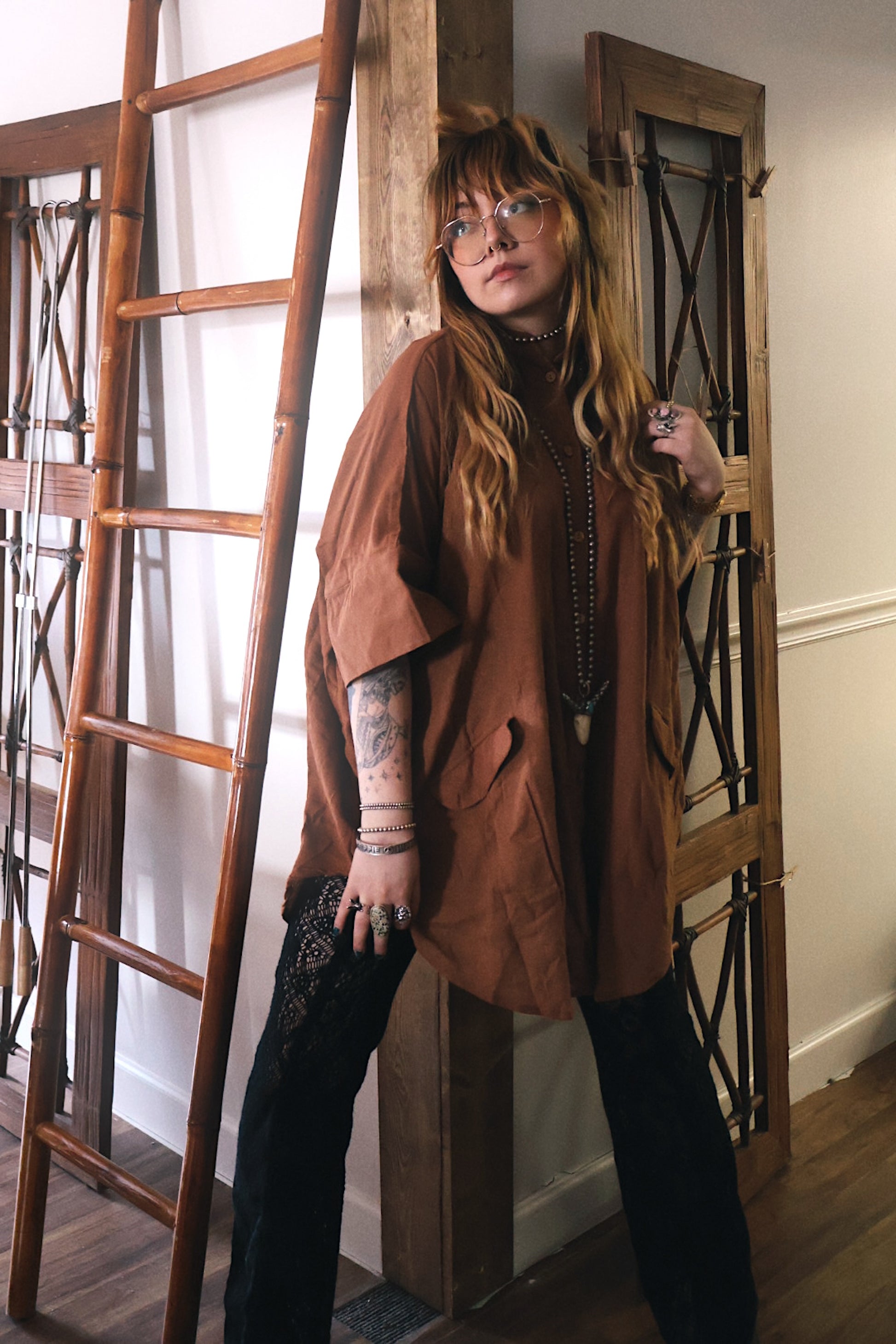 Khadi Free to Be Buttondown - Kantha Bae