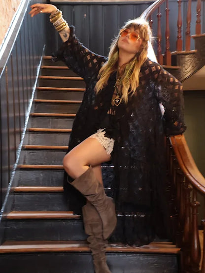Crochet Pixie Duster - Black