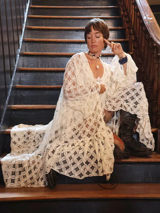Crochet Pixie Duster - Cream