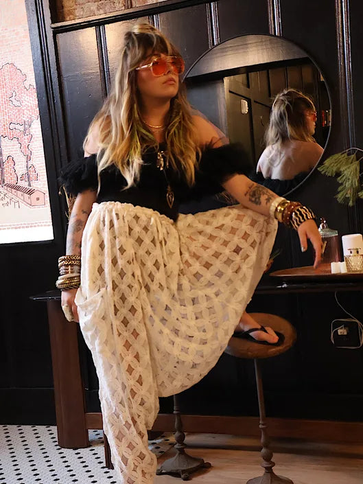 Crochet Be Still Harems - Cream