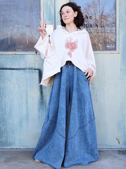 KB Dream Wide Leg Pants - Denim