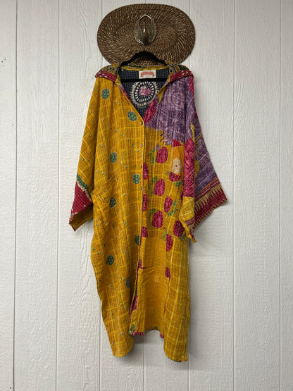Pareo Kantha Gaia Hooded Maxi 1026 001