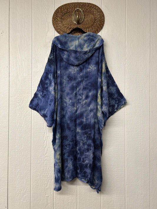 Pareo Kantha Gaia Hooded Maxi 1026 125