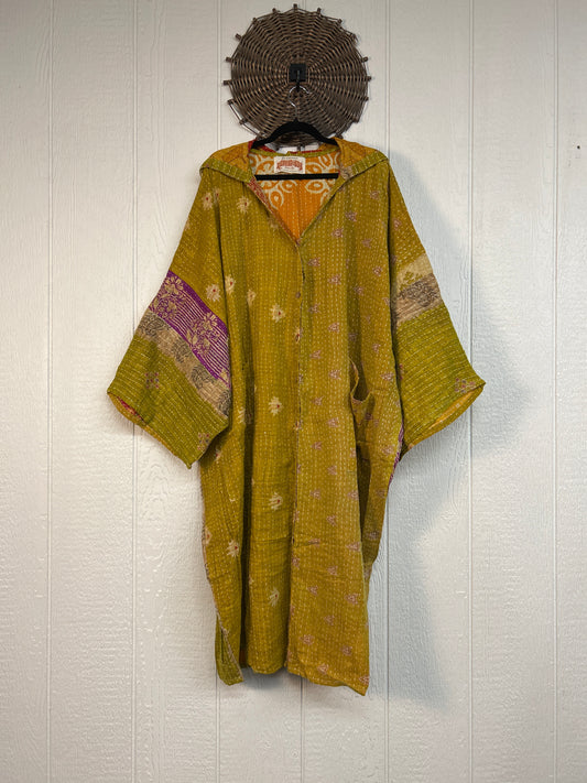 Pareo Kantha Gaia Hooded Maxi 1026 197