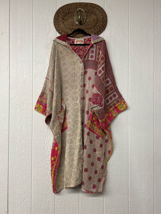 Pareo Kantha Gaia Hooded Maxi 1026 118