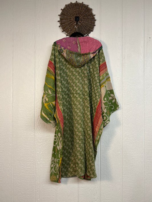 Pareo Kantha Gaia Hooded Maxi 1026 214