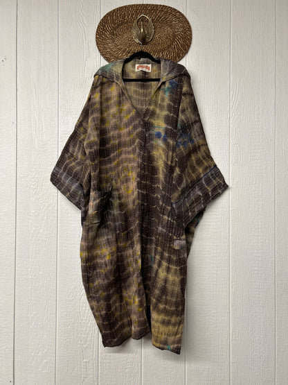 Pareo Kantha Gaia Hooded Maxi 1026 103