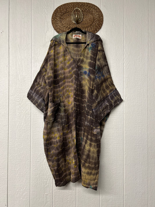 Pareo Kantha Gaia Hooded Maxi 1026 103
