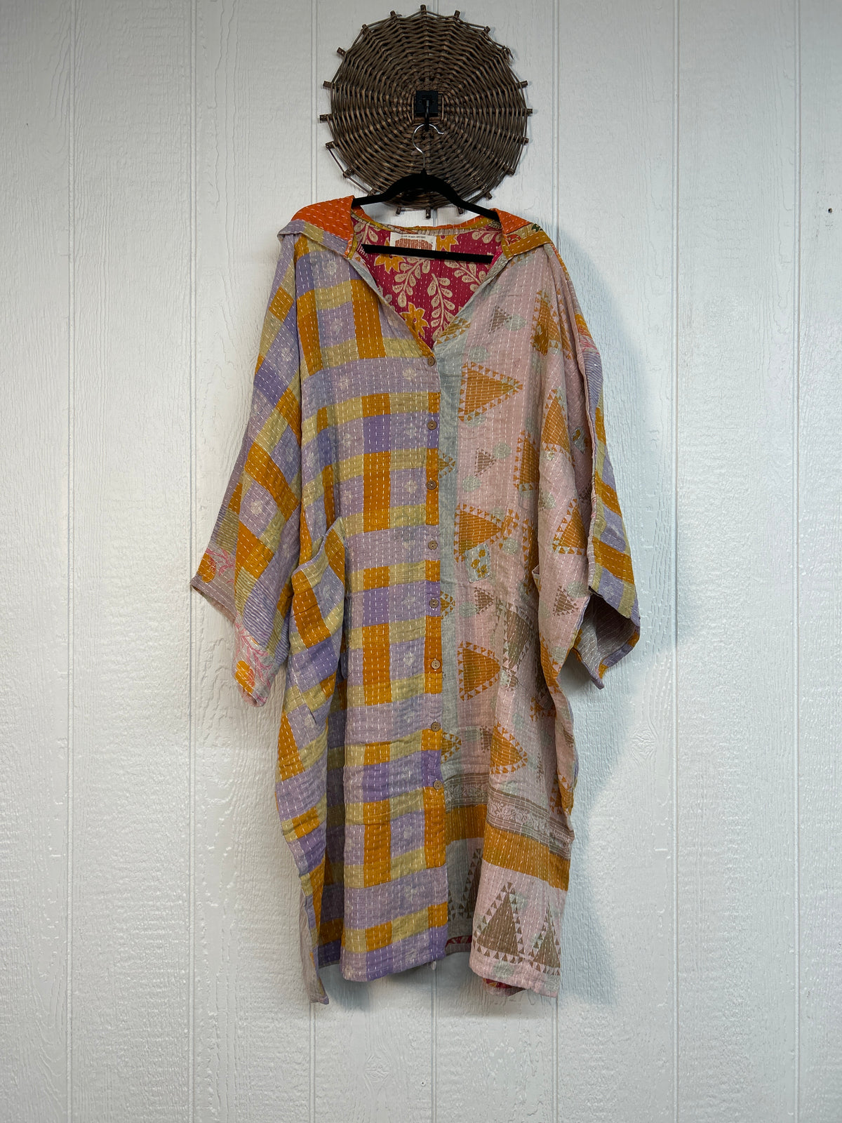 Pareo Kantha Gaia Hooded Maxi 1026 164