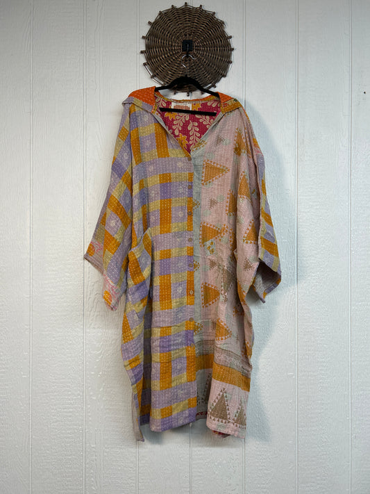 Pareo Kantha Gaia Hooded Maxi 1026 164