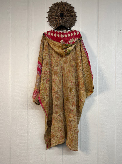 Pareo Kantha Gaia Hooded Maxi 1026 200