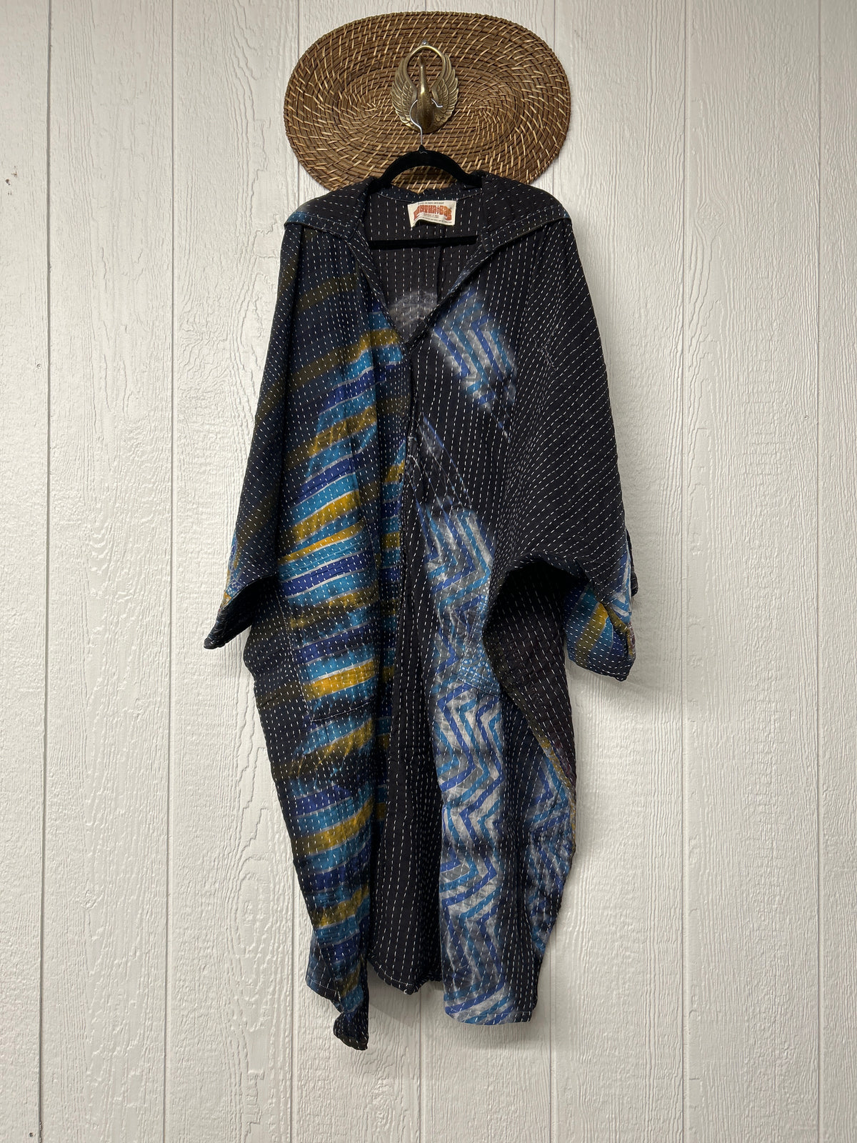 Pareo Kantha Gaia Hooded Maxi 1026 060