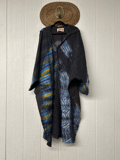 Pareo Kantha Gaia Hooded Maxi 1026 060