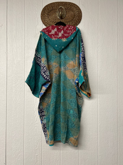 Pareo Kantha Gaia Hooded Maxi 1026 022
