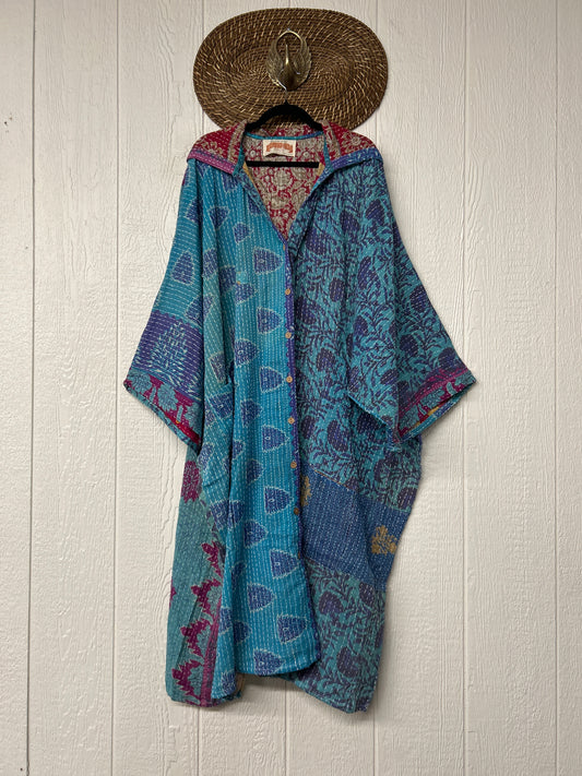 Pareo Kantha Gaia Hooded Maxi 1026 104