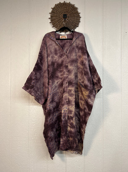 Pareo Kantha Gaia Hooded Maxi 1026 196