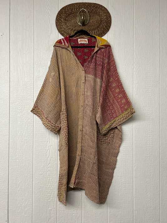 Pareo Kantha Gaia Hooded Maxi 1026 106